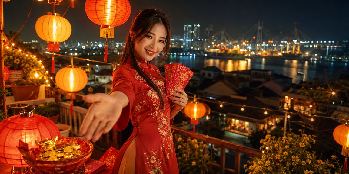 Người dùng tại Hải Phòng tại chợ đêm theo dõi kèo thể thao và khuyến mãi trên điện thoại