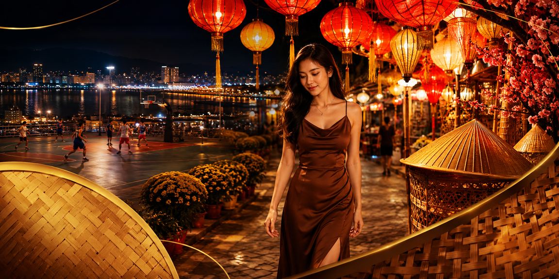 Người hâm mộ bóng rổ tại Quy Nhơn đặt cược trực tuyến sau buổi chiều biển